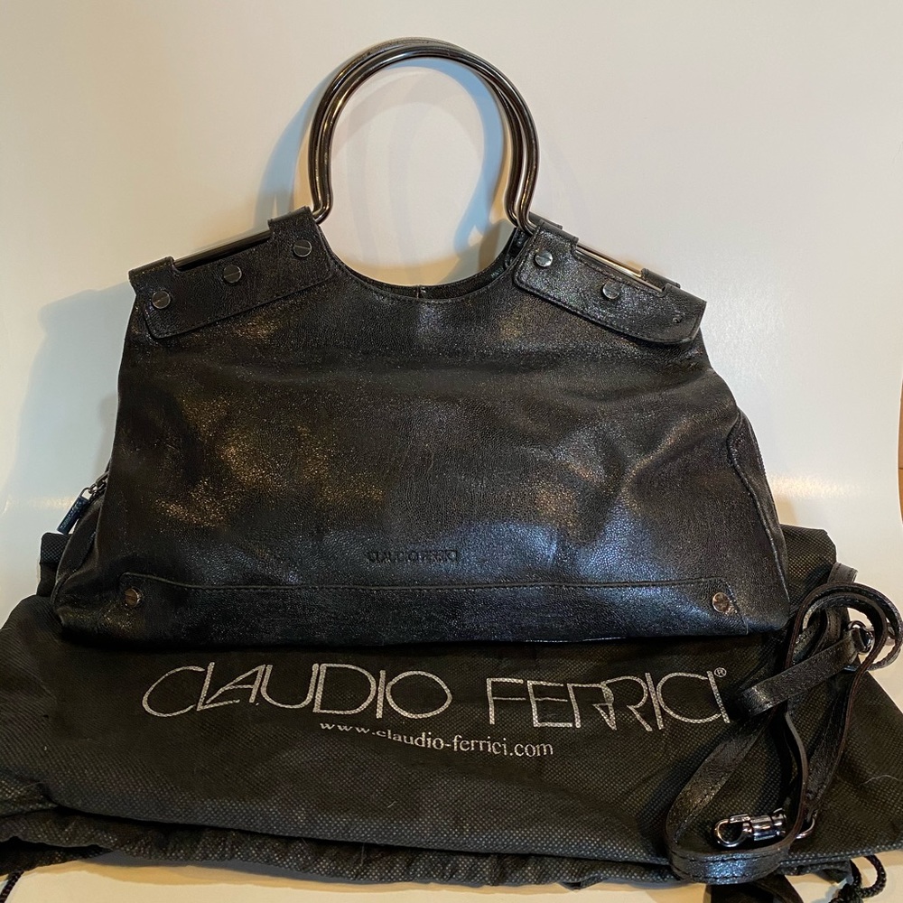 Claudio Ferrici black purse